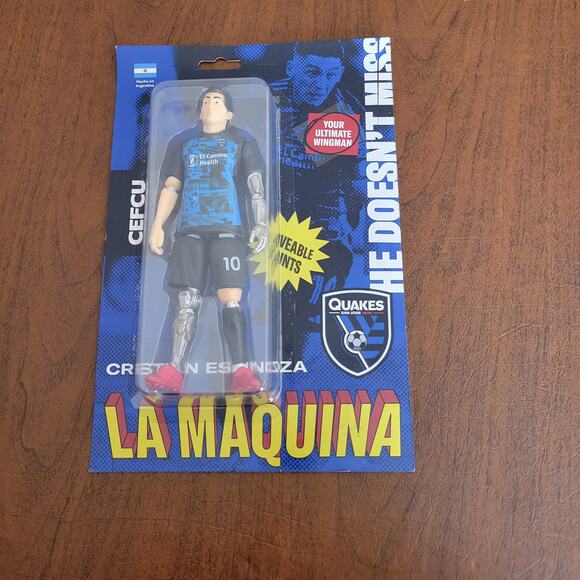 Cristian Espinoza Action Figure San Jose Earthquakes Clash Jersey SGA 10-18-2025 - Picture 1 of 8